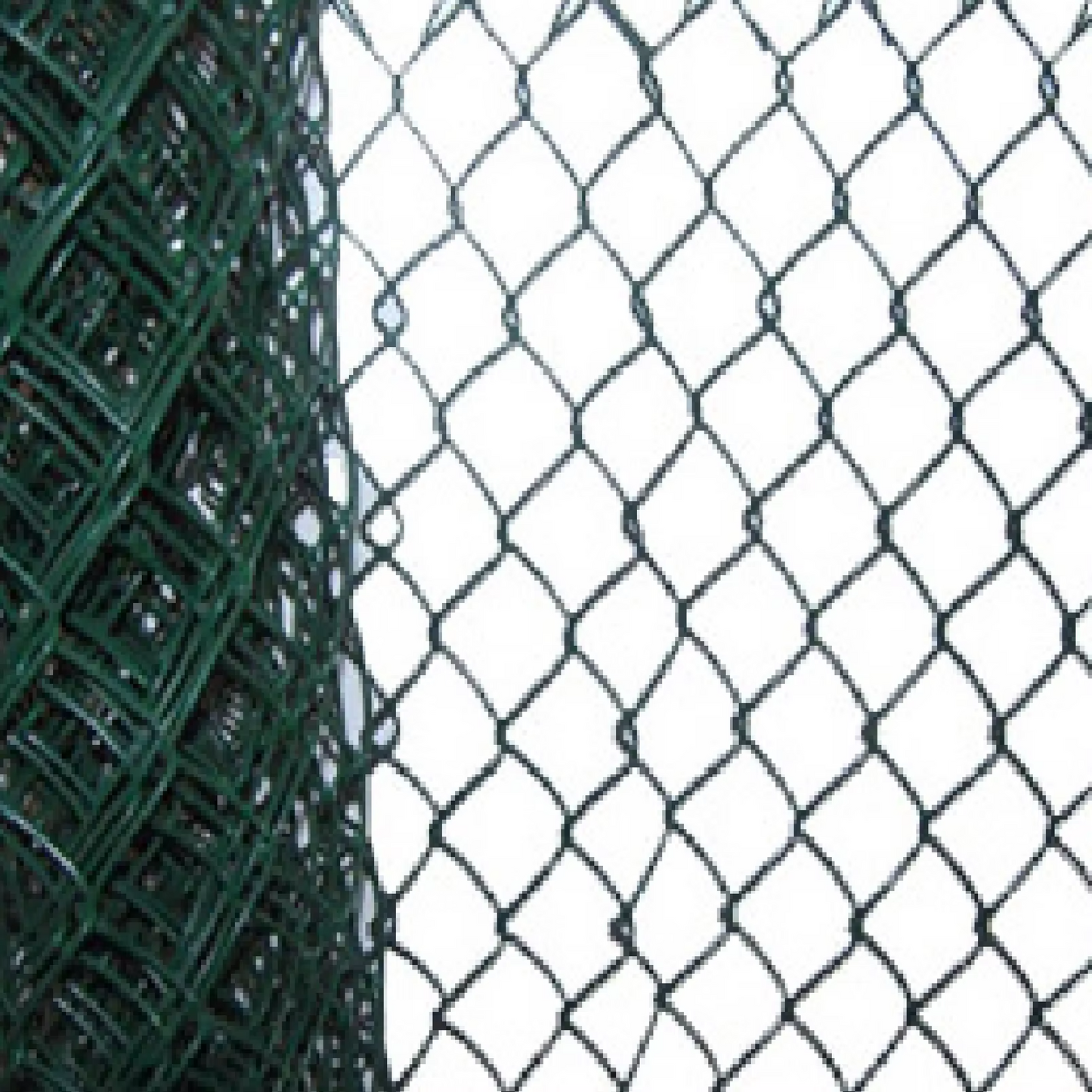 GRILLAGE PLASTIFIÉ SIMPLE TORSION vert