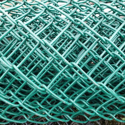 GRILLAGE PLASTIFIÉ SIMPLE TORSION vert