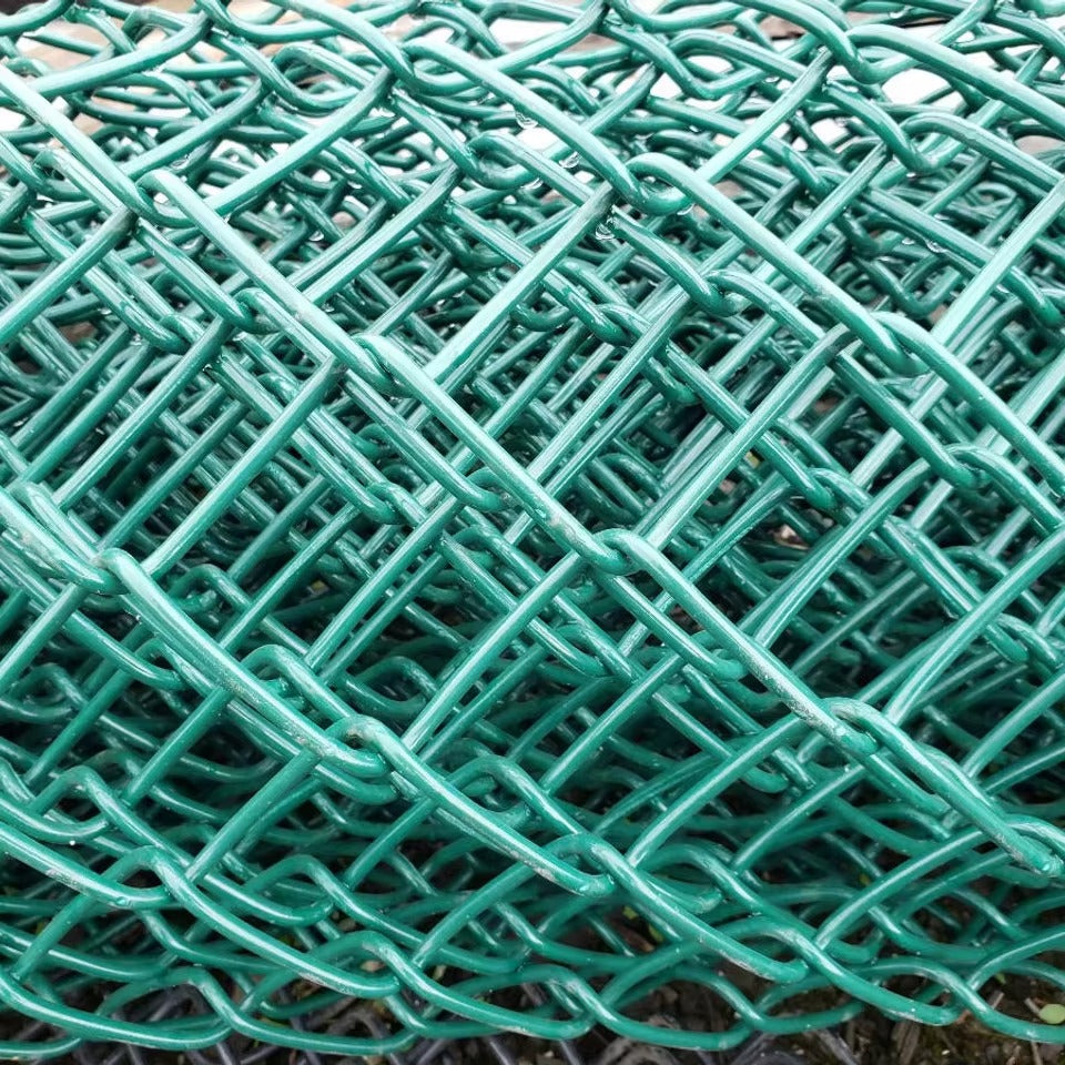 GRILLAGE PLASTIFIÉ SIMPLE TORSION vert